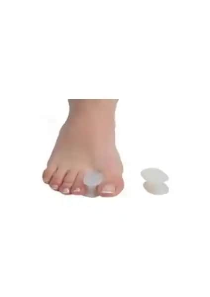 Parmak Arası Silikon Makara 3 Numara Büyük: Hallux Valgus ve Ayak Deformitesi Çözümü