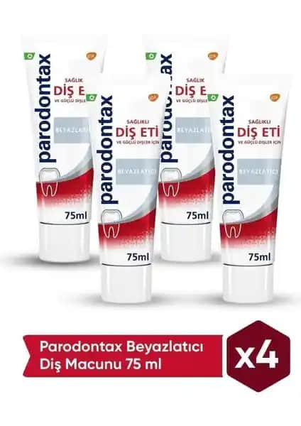 Parodontax Beyazlatıcı Diş Macunu: Diş Eti Sağlığını Destekleyen ve Beyazlatıcı Özellikleriyle Güçlü Gülüşler İçin Uygun