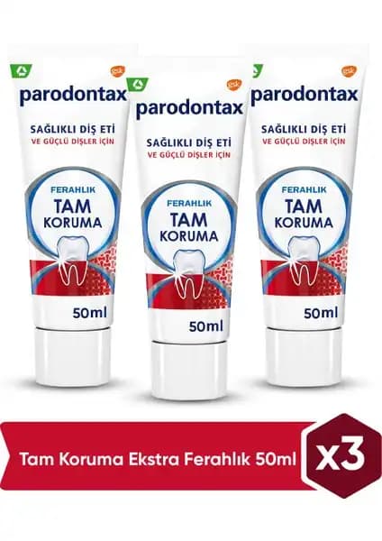 Parodontax Tam Koruma Ekstra Ferahlık ile Günlük Diş ve Diş Eti Sağlığı Koruma Çözümü