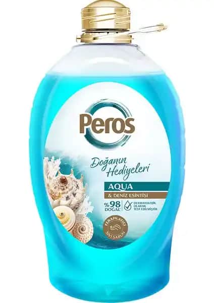 Peros Sıvı Sabun Aqua Deniz Esintisi Kokulu - Temizlik ve Ferahlık Sunan Yüksek Kaliteli Sabun