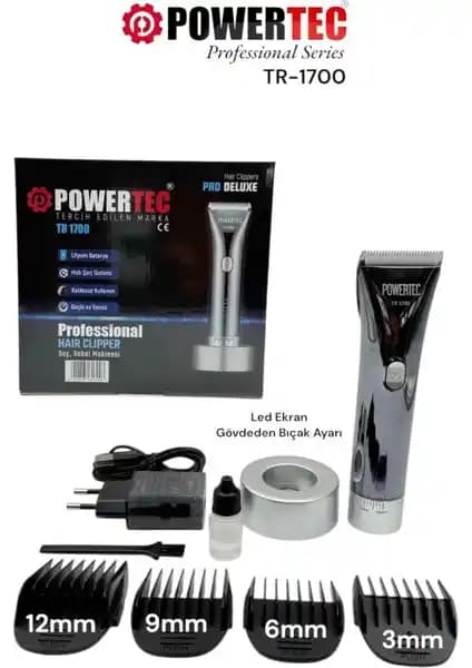 Powertec TR-1700 Pro Deluxe Saç ve Sakal Kesme Makinesi Detaylı İnceleme ve Kullanıcı Yorumları