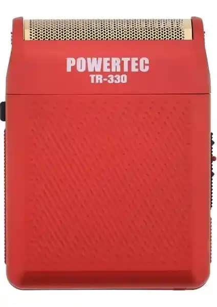 Powertec TR-330 Sakal Tıraş Makinesi: Ergonomik ve Uzun Pil Ömrüyle Modern Erkek Bakımı