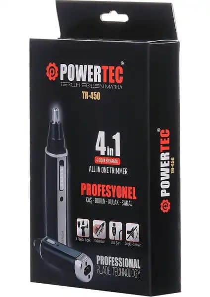 Powertec TR-450 Çok Fonksiyonlu Kablosuz Erkek Bakım Seti Detaylı İnceleme