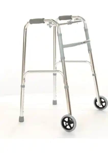 Poylin İthal Alüminyum Hareketli Tekerlekli Yürüyüş Destekçisi: Güvenilir ve Pratik Yaşlılar İçin