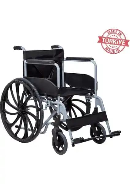 Poylin P100E Ekonomik ve Dayanıklı Tekerlekli Sandalye Türkiye Üretimi