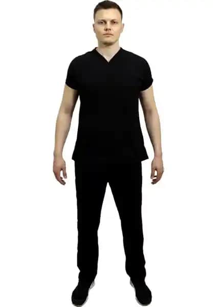 Pratik Tekstil Likralı Yarasa Kol Doktor ve Hemşire Forması: Konfor ve Şıklık Bir Arada