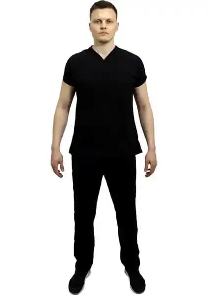 Pratik Tekstil Likralı Yarasa Kol Doktor ve Hemşire Forması: Konfor ve Şıklık Bir Arada