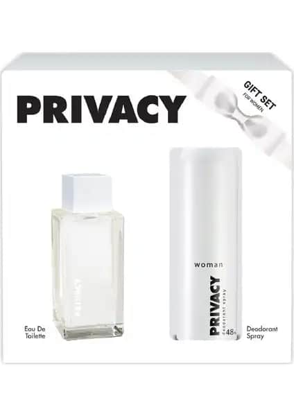 Privacy Women Kadın Parfüm EDT ve Deodorant Seti ile Gün Boyu Tazelik ve Zarafet