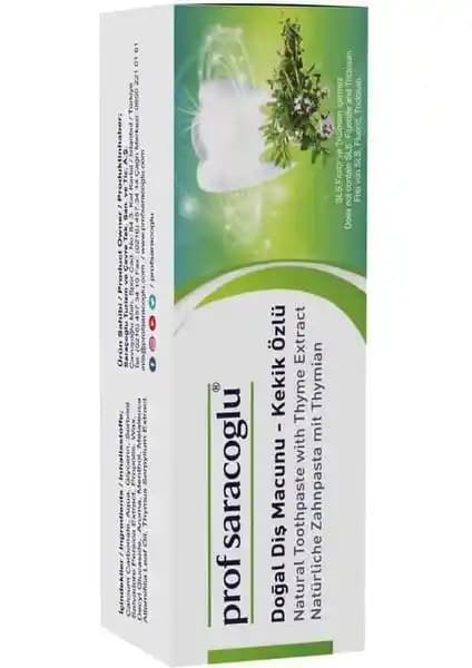 Prof. Saraçoğlu Onarıcı Diş Macunu: Doğal İçeriklerle Hassas Dişlere Güçlü Koruma