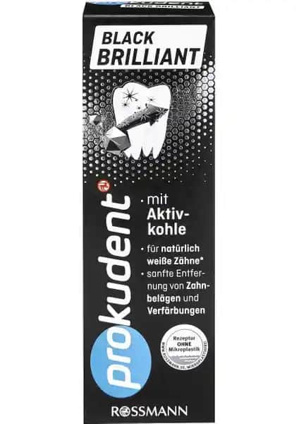 Prokudent Aktif Kömür İçerikli Diş Macunu ile doğal beyazlık ve ağız sağlığı sağlayın