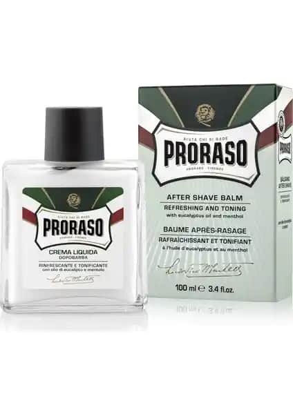 Proraso Okaliptüs Yağı ve Mentollü Tıraş Sonrası Balsamı Doğal ve Etkili Bakım Çözümü