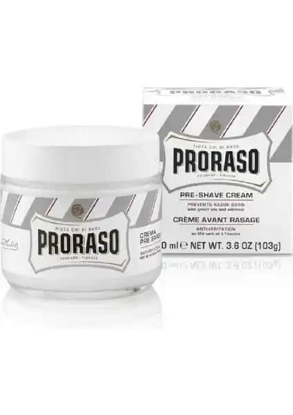 Proraso Yeşil Çay ve Yulaf Özlü Tıraş Öncesi Kremi: Hassas Ciltler İçin Doğal Erkek Bakım Ürünü