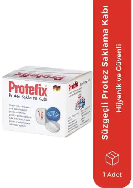 Protefix Süzgeçli Protez Saklama Kabı: Hijyen ve Güvenlik İçin Pratik Çözüm