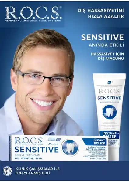 R.O.C.S. Sensitive Diş Macunu: Hassas Dişler İçin Güvenilir ve Etkili Çözüm