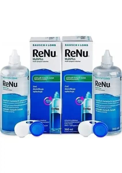 RENU 360 Ml +360ml Lens Bakım Solüsyonu: Günlük Kontakt Lens Hijyeni ve Konforu İçin