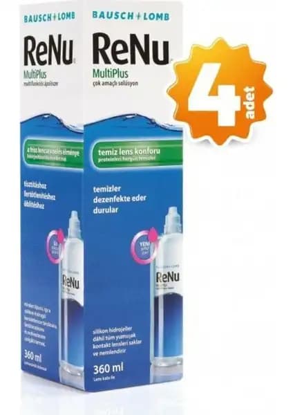 RENU 360 ml Kontakt Lens Temizleme Solüsyonu Göz Sağlığını Koruyan Güçlü Bakım Ürünü