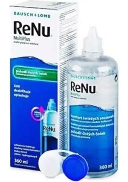 RENU 360 ml Lens Solüsyonu: Kontakt Lens Kullanıcıları İçin Güvenilir ve Konforlu Bakım Ürünü