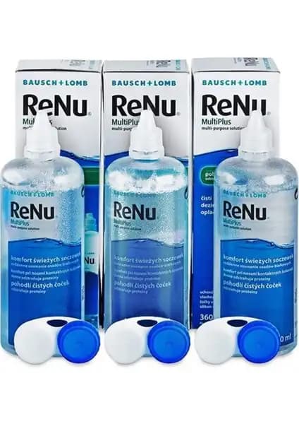 RENU Multiplus Lens Solüsyon Seti: Güvenli ve Etkili Lens Bakım Çözümü