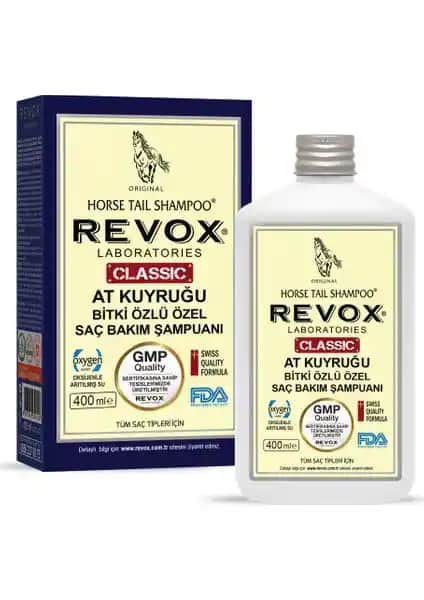Revox At Kuyruğu Bitki Özlü Saç Bakım Şampuanı Saç Dökülmesine Karşı Doğal Güç ve Etkililik