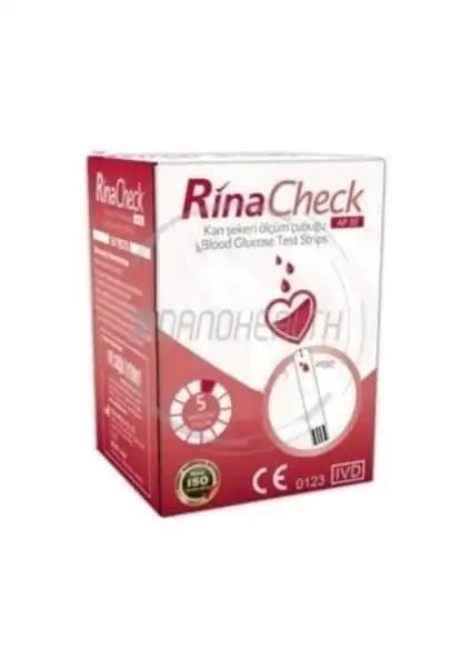 Rina Check 50 Şeker Ölçüm Çubuğu: Güvenilir ve Pratik Kan Şekeri Takibi Çözümü