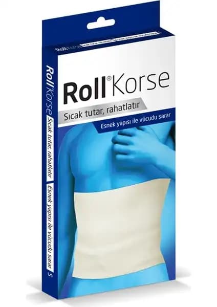 Roll Yün Korse XL Xlarge: Rahat ve Şık Günlük Kullanım İçin Doğal Malzeme Korse