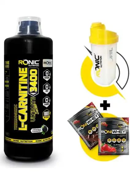 Ronic Nutrition L - Carnitine 3400 Ultimate Thermogenic Yağ Yakıcı ve Enerji Destekleyici Takviye