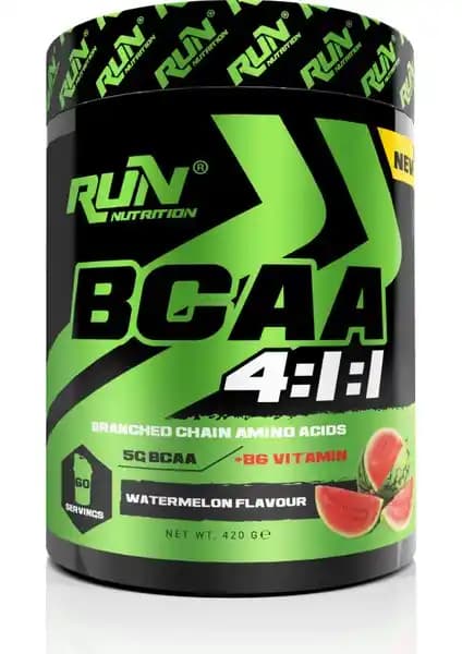 Run Nutrition BCAA 4:1:1 Karpuz Aromalı – Kas Onarımı ve Performans Artırıcı Takviye