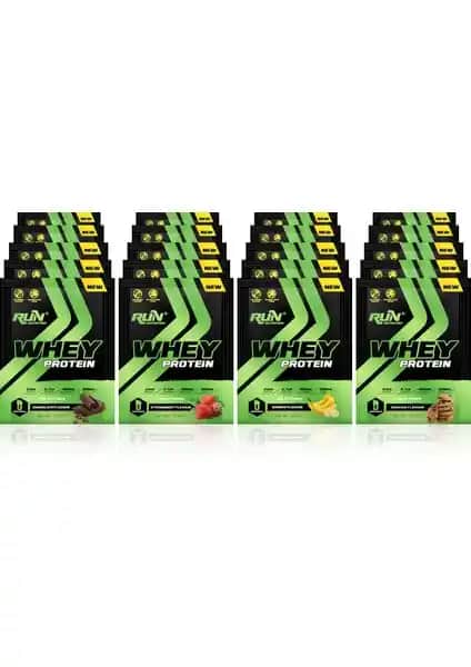 Run Nutrition Whey Protein Saşe 660g: Pratik ve Lezzetli Sporcu Protein Takviyesi
