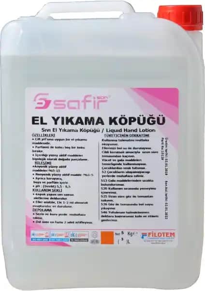 Safir El Yıkama Köpüğü: Güvenilir ve Etkili Temizlik Çözümü