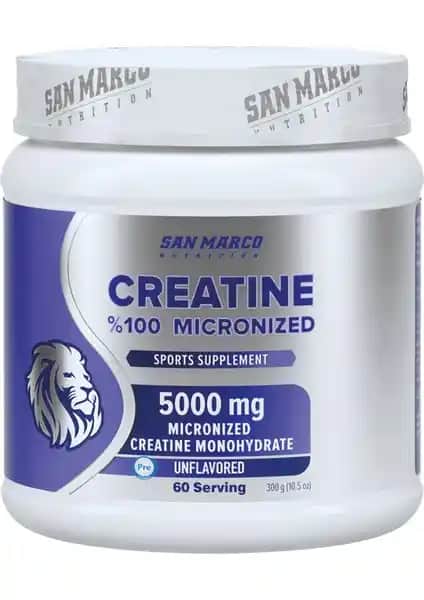 San Marco Sanmarco Kreatin Monohidrat 300g Spor Performans Artırıcı ve Kas Gelişimi Destekçisi