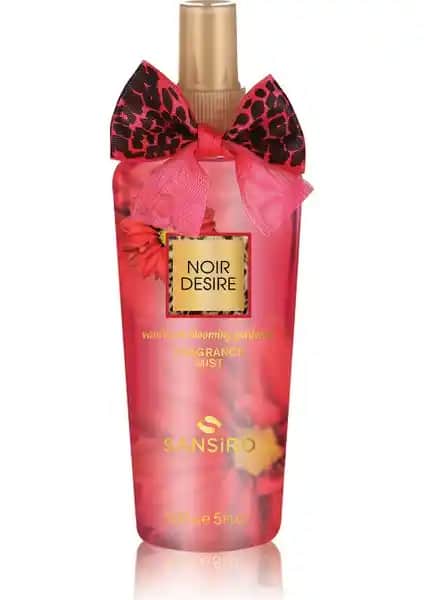 Sansiro Noir Desire Kadın Vücut Spreyi: Kalıcı ve Ferahlatıcı Doğal İçerikli Parfüm