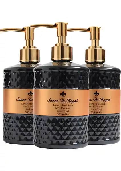 Savon De Royal Luxury Vegan Sıvı Sabun Black Pearl: Doğal ve Lüks Temizlik Deneyimi