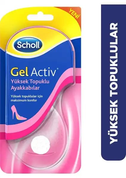 Scholl Gel Activ Tabanlık Yüksek Topuklu Ayakkabılar İçin Konfor ve Koruma Sağlayan Destek Ürünü