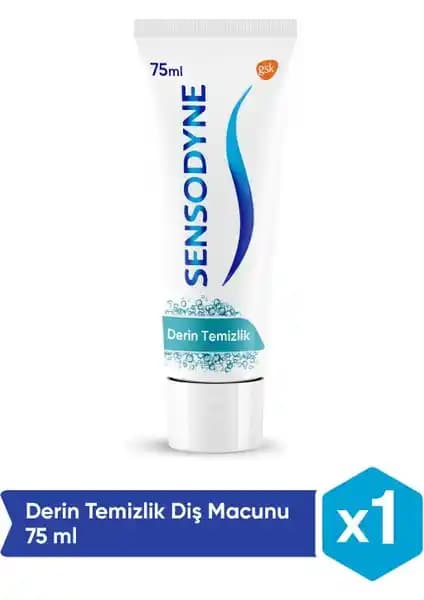 Sensodyne Derin Temizlik Diş Macunu Güçlü ve Ferahlatıcı Ağız Bakım Ürünü