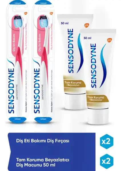 Sensodyne Diş Eti Bakımı ve Tam Koruma Setiyle Günlük Diş Sağlığınızı Koruyun
