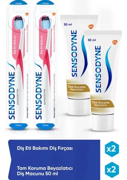 Sensodyne Diş Eti Bakımı ve Tam Koruma Setiyle Günlük Diş Sağlığınızı Koruyun