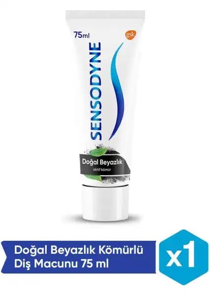 Sensodyne Doğal Beyazlık Aktif Kömür Diş Macunu: Hassasiyet ve Doğallık İçin Güvenilir Seçenek
