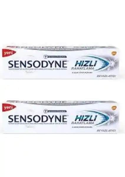 Sensodyne Hassasiyet Giderici Diş Macunu 75 ml x 2'li Paket Güvenilir Ağız Bakım Ürünü