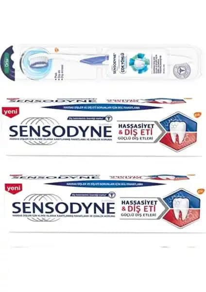 Sensodyne Hassasiyet ve Diş Eti Güçlendiren Diş Macunu Setiyle Ağız Sağlığınızı Koruyun
