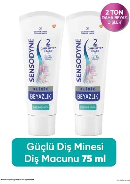 Sensodyne Klinik Beyazlık Güçlü Diş Minesi Diş Macunu: Hassasiyet ve Beyazlatma Özellikleri