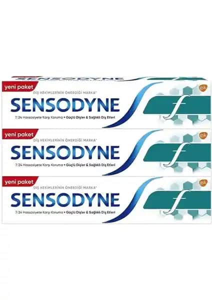 Sensodyne Nane Aromalı Florürlü Diş Macunu Hassas Dişler İçin Güçlü ve Ferahlatıcı Koruma