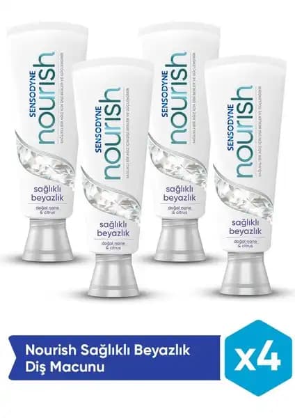 Sensodyne Nourish Hassas Dişler ve Beyazlık İçin Günlük Diş Macunu Çözümü