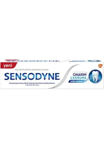 Sensodyne Onarım Koruma Diş Macunu: Hassasiyet ve Sağlığı Koruyan Güçlendirici Formül