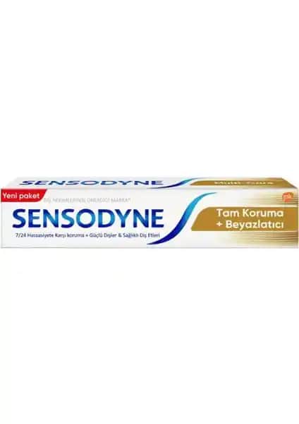 Sensodyne Tam Koruma Beyazlık Diş Macunu: Hassasiyet ve Beyazlatma İçin Güçlü Çözüm
