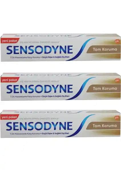 Sensodyne Tam Koruma Diş Macunu Günlük Kullanım İçin Güvenilir ve Hassasiyetleri Hafifletici