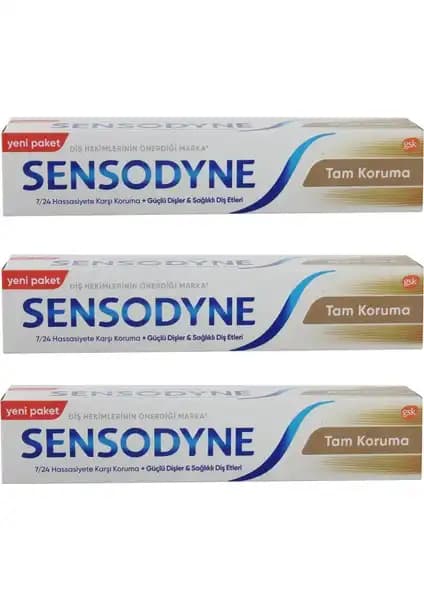 Sensodyne Tam Koruma Diş Macunu Günlük Kullanım İçin Güvenilir ve Hassasiyetleri Hafifletici