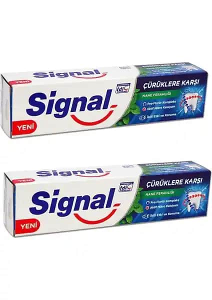 Signal Çürüklere Karşı Nane Ferahlığı Diş Macunu: Koruyucu ve Ferahlatıcı Ağız Bakımı Ürünü