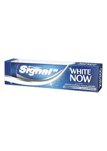 Signal Diş Macunu 75 ml White Now ile Günlük Ağız Bakımında Parlaklık ve Güçlendirme