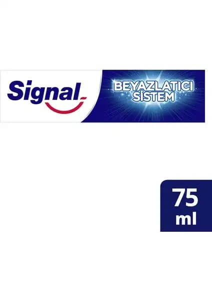 Signal Sistem Diş Macunu 75 ML Günlük Ağız Bakımı ve Diş Sağlığını Koruyan Klinik Onaylı Ürün