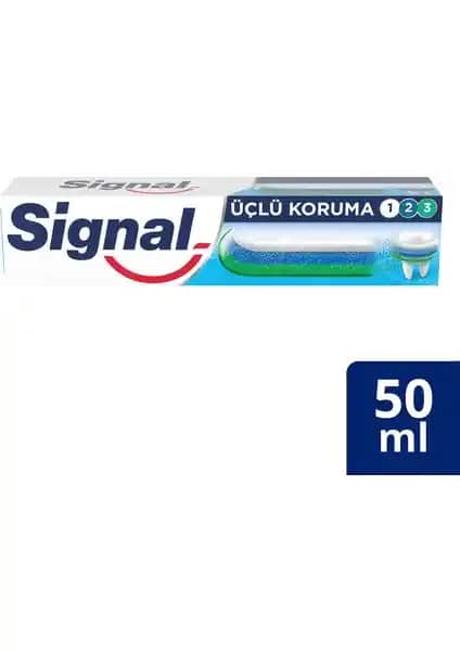 Signal Üçlü Diş Macunu: Güçlü ve Beyaz Gülüşler İçin Günlük Kullanım Tavsiyesi